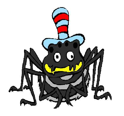 Spider with hat