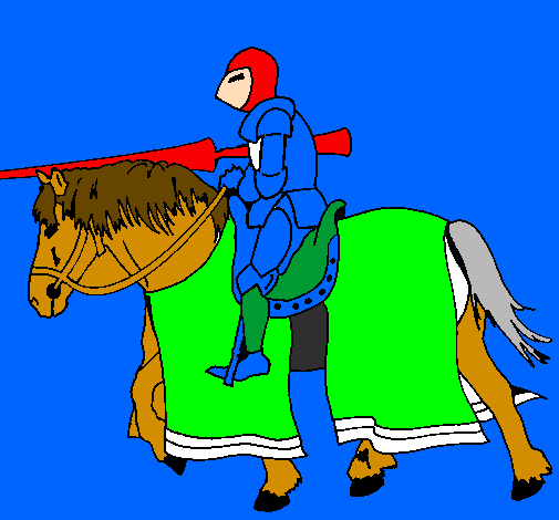 Fighting horseman