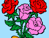 Coloring page Bunch of roses painted byirene_ss8