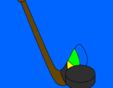 Coloring page Stick and puck painted bygustavo