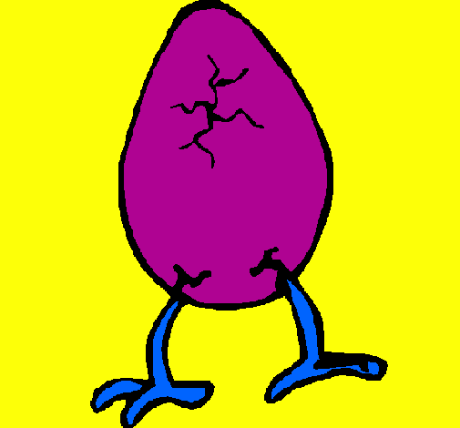 Egg with legs