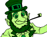 Coloring page Leprechaun painted byjenkins