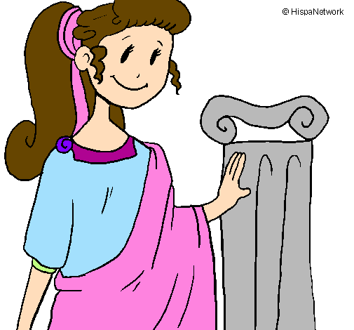 Young Roman woman