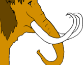 Coloring page Mammoth painted byCole Spencer- facebook me