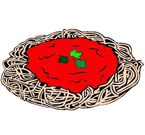 Spaghetti with cheese