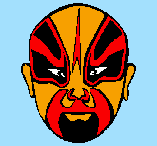 Coloring page Wrestler painted bymichele