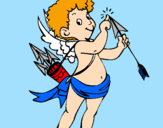 Coloring page Cupid painted bymaria