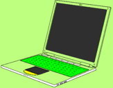 Coloring page Laptop painted byPABLITO     A.