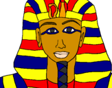 Coloring page Tutankamon painted byWyatt
