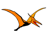 Coloring page Pterodactyl painted byBlade