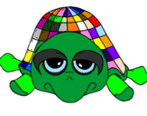 Coloring page Turtle painted bymaria