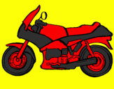 Coloring page Motorbike painted bynFFFDrFFFD