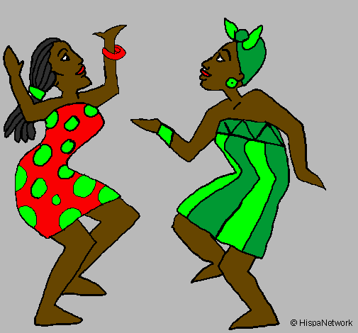 Dancing women