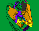 Coloring page Mummy painted byANGEL