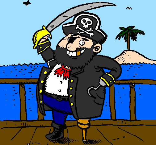 Pirate on deck