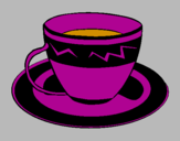 Coloring page Cup of coffee painted byIRATXE