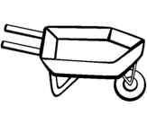 Coloring page Barrow painted byjoel