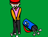 Coloring page Golf II painted byANOMYNOUS