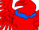 Coloring page Roman Imperial Eagle painted bymonkey
