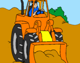 Coloring page Digger painted bydaniel