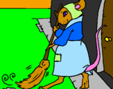 Coloring page The vain little mouse 1 painted byPage 1