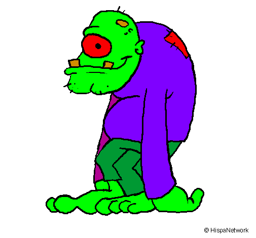 Coloring page Cyclops painted byausrzygi