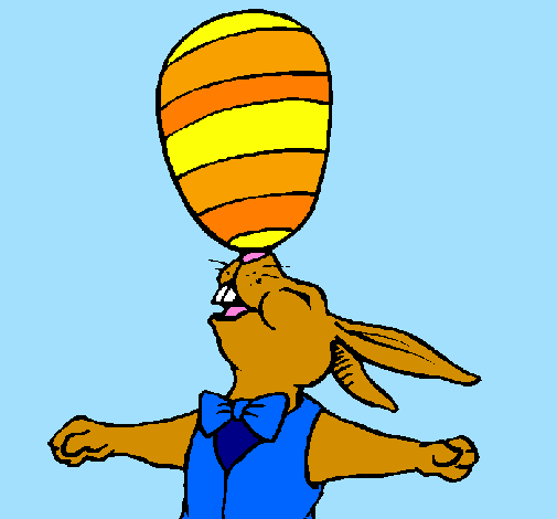 Juggling rabbit