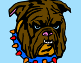 Coloring page Bulldog painted byLluis