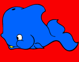 Coloring page Whale painted bybutters