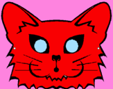Coloring page Cat painted bykendall