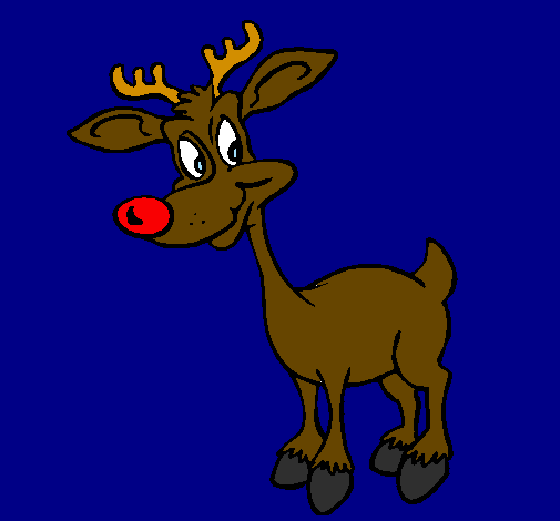 Young reindeer