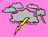 Coloring page Lightning painted bykendall