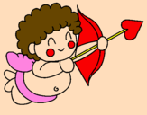 Coloring page Cupid painted byAMBER