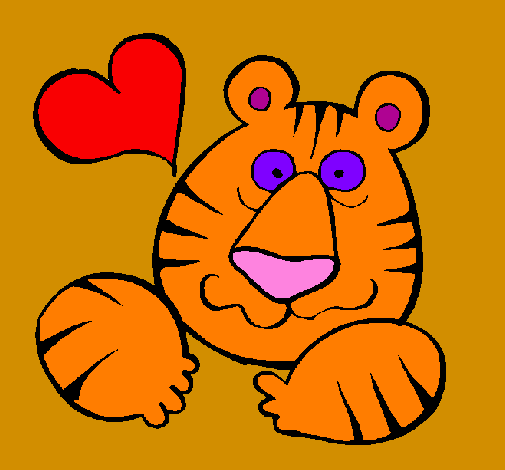 Tiger madly in love