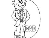 Coloring page Father bear painted byyuan