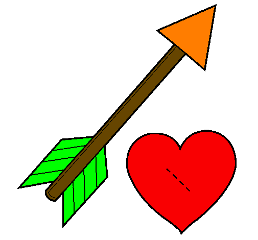 Heart and arrow