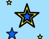 Coloring page Star painted bymarjorie