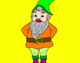 Coloring page Gnome painted byBuford the red