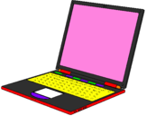 Coloring page Laptop painted byGabriela