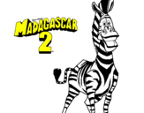 Coloring page Madagascar 2 Marty painted bymarcelo
