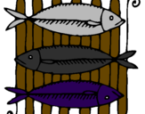 Coloring page Fish painted bygenesis
