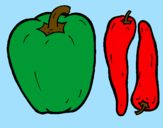 Coloring page Peppers painted bydany12