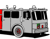 Coloring page Fire engine painted bySampson by Nate