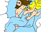 Coloring page The abduction of Persephone painted byBMW