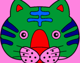 Coloring page Cat II painted byetella