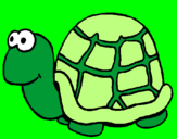 Coloring page Turtle painted byKennedy