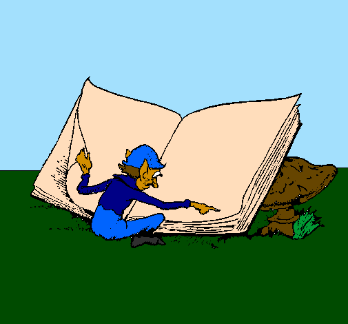 Gnome reading