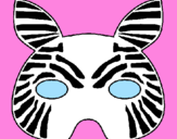 Coloring page Zebra painted bykendall