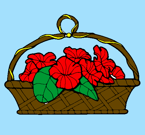 Basket of flowers 5