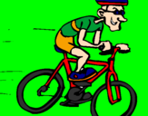 Coloring page Cycling painted bymaximo
